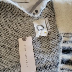 Anthropologie  poncho sweater